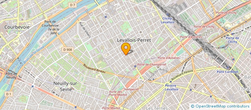localisation de l'entreprise LE DEPOT DES ARTISTES à LEVALLOIS-PERRET