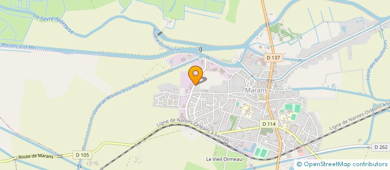 localisation de l'entreprise LE DEPOT DU M.H  MARANS