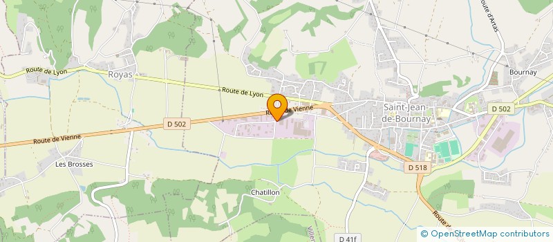 localisation de l'entreprise LE DEPOT IS  SAINT-JEAN-DE-BOURNAY