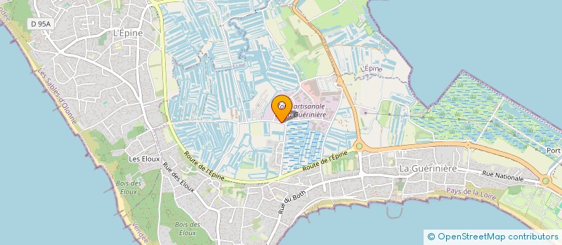 localisation de l'entreprise LE DEPOT NO85  LA GUERINIERE