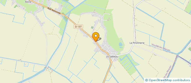 localisation de l'entreprise LE DEPOT-VENTE DU SABLEAU  CHAILLE-LES-MARAIS