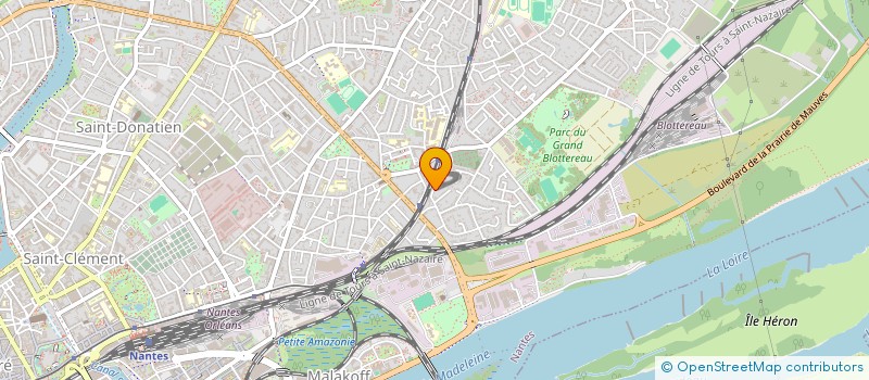 localisation de l'entreprise LE DERAILLEUR à NANTES