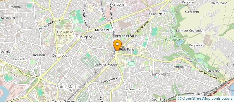 localisation de l'entreprise LE DERBY BREST à BREST