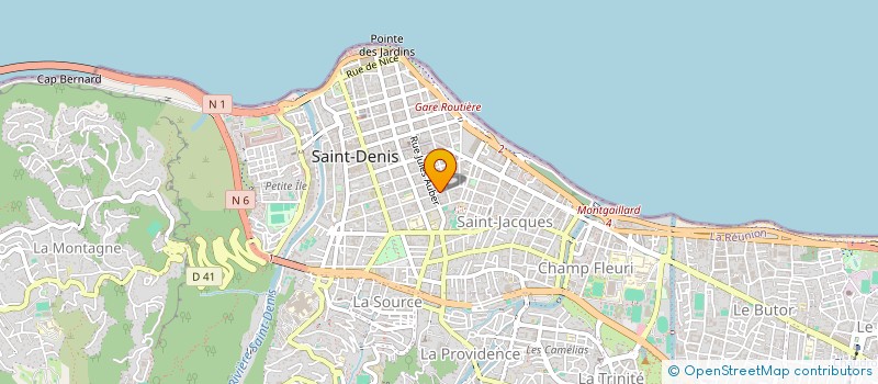 localisation de l'entreprise LE DERNIER ETAGE  SAINT-DENIS