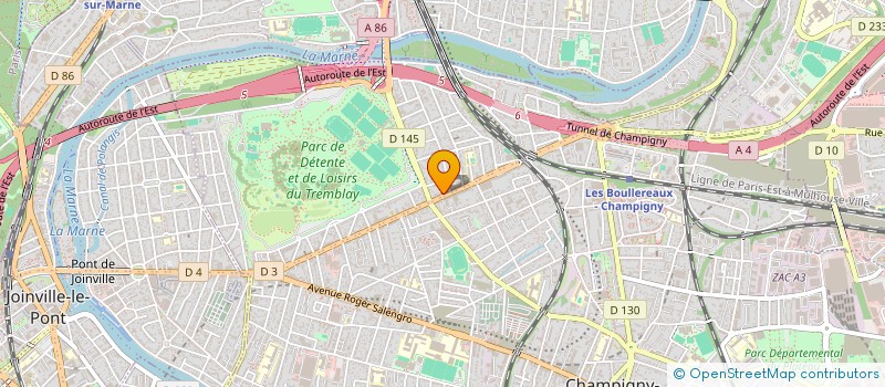 localisation de l'entreprise LE DERNIER KILOMETRE à CHAMPIGNY-SUR-MARNE