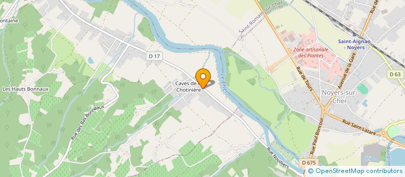 localisation de l'entreprise LE DESERT  MAREUIL-SUR-CHER