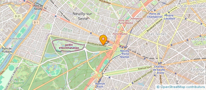 localisation de l'entreprise LE DESIRE PARIS à NEUILLY-SUR-SEINE