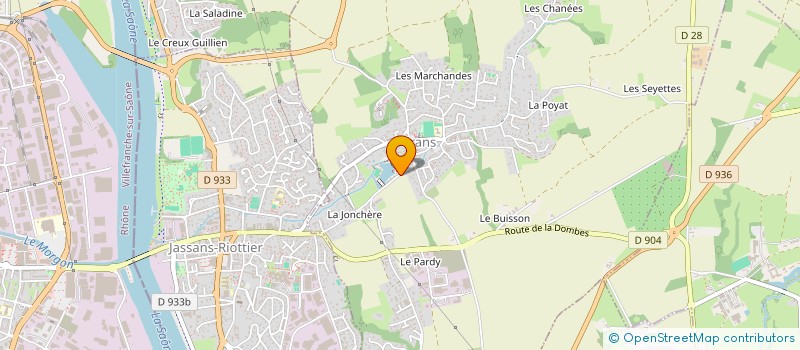 localisation de l'entreprise LE DESK à FRANS