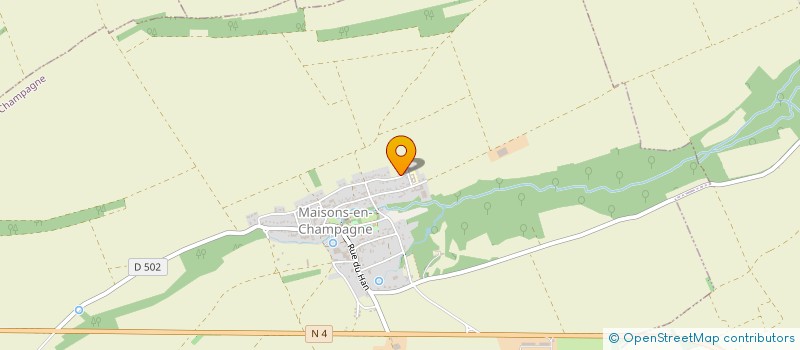 localisation de l'entreprise LE DESTIN  MAISONS-EN-CHAMPAGNE