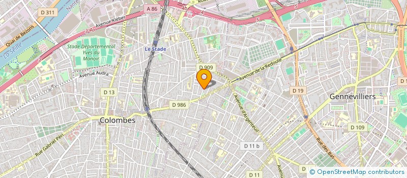 localisation de l'entreprise LE DESTOCKEUR à COLOMBES