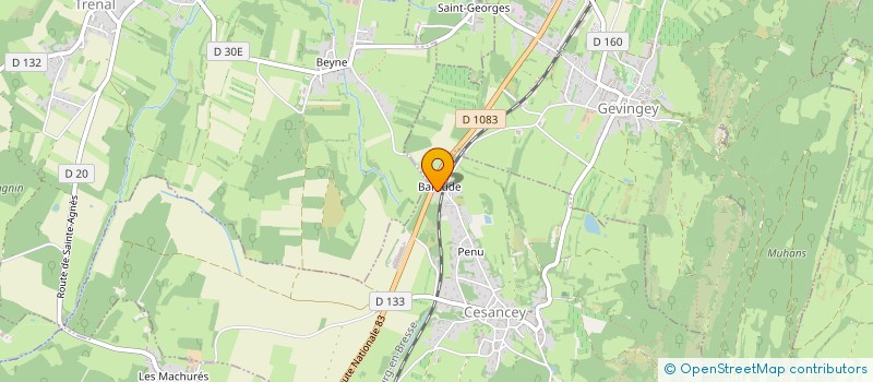 localisation de l'entreprise LE DESTOCKEUR MALIN à MONTMOROT