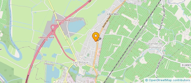 localisation de l'entreprise LE DESTOKEUR STOCK AMERICAIN  LES BILLAUX