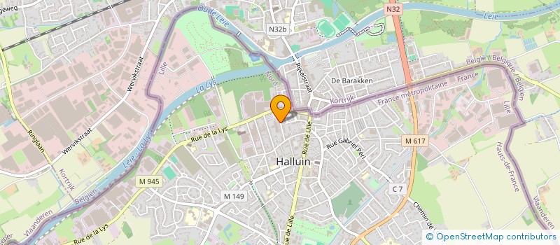 localisation de l'entreprise LE DETAIL  HALLUIN