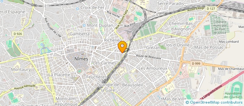 localisation de l'entreprise LE DETOUR EN PROVENCE  NIMES