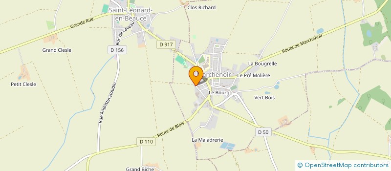 localisation de l'entreprise LE DEUCALION  MARCHENOIR