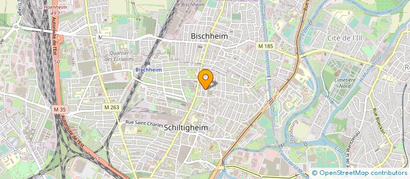 localisation de l'entreprise LE DEUXIEME SOUFFLE FILMS & ASSOCIES à SCHILTIGHEIM