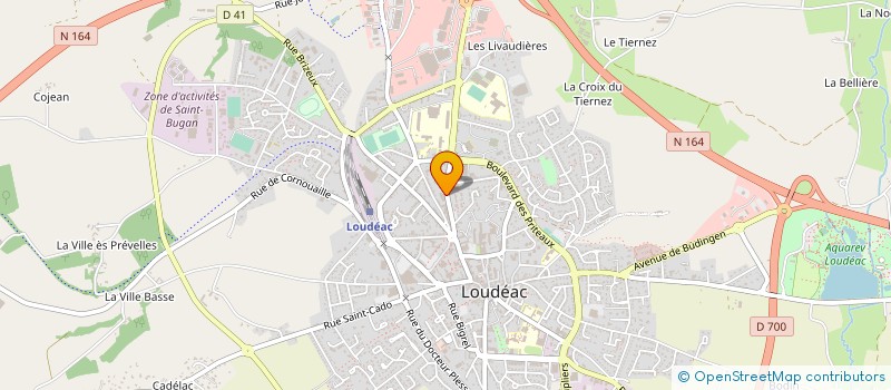 localisation de l'entreprise LE DEVEHAT à LOUDEAC