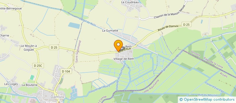 localisation de l'entreprise LE DEZAIS  LE MAZEAU