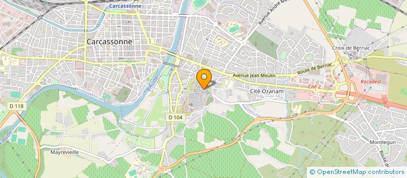 localisation de l'entreprise LE DHALIA RESTO à CARCASSONNE