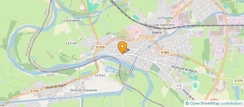 localisation de l'entreprise LE DI'VIN à DIGOIN
