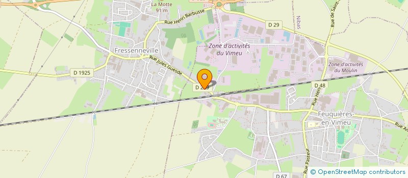 localisation de l'entreprise LE DIABLE EST DANS LA BOITE  FEUQUIERES-EN-VIMEU