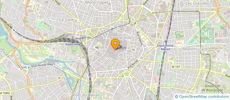 localisation de l'entreprise LE DIABLE ROUGE à DIJON
