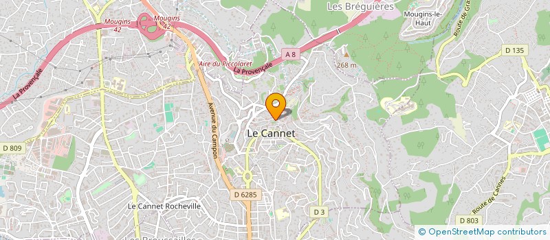 localisation de l'entreprise LE DIABLOTIN à LE CANNET