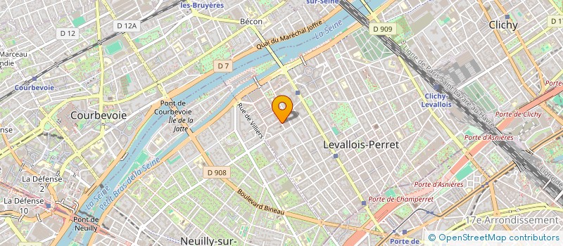 localisation de l'entreprise LE DIABLOTIN à LEVALLOIS-PERRET