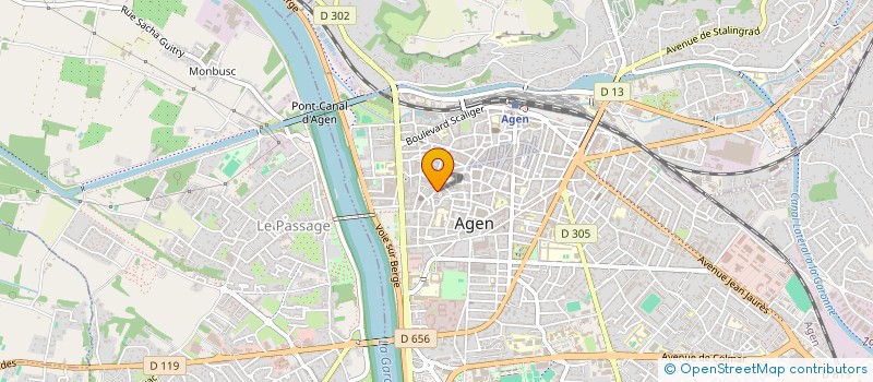 localisation de l'entreprise LE DIABLOTIN  AGEN