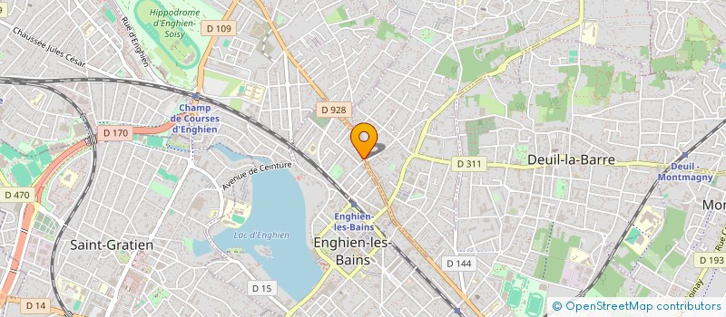 localisation de l'entreprise LE DIACONAT - ENTRAIDE DE L'EGLISE REFORMEE D'ENGHIEN-LES-BAINS à ENGHIEN-LES-BAINS