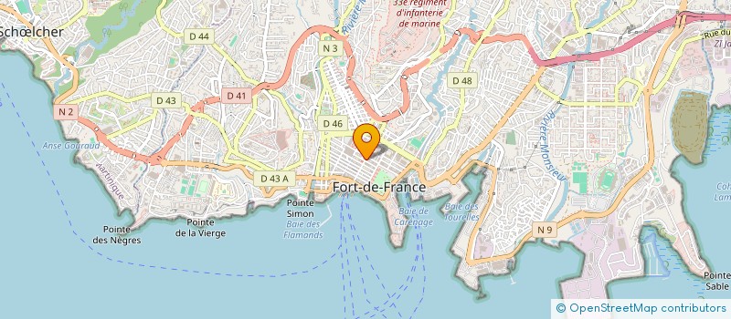 localisation de l'entreprise LE DIADEME à FORT-DE-FRANCE