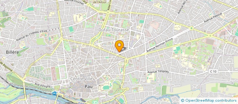 localisation de l'entreprise LE DIADEME à PAU