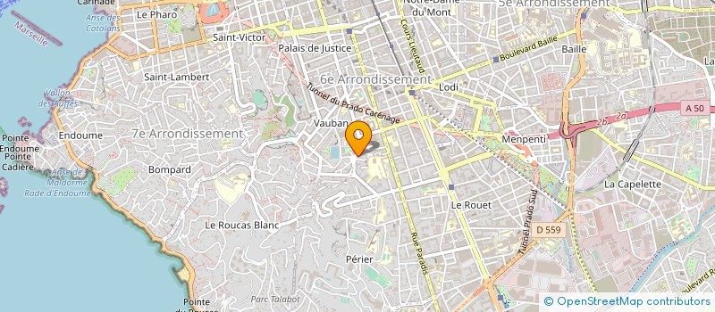 localisation de l'entreprise LE DIAG IMMO à MARSEILLE