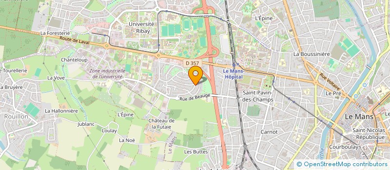 localisation de l'entreprise LE DIAGONAUTE à LE MANS
