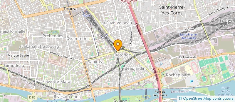 localisation de l'entreprise LE DIALOGUE FAMILIALE  TOURS