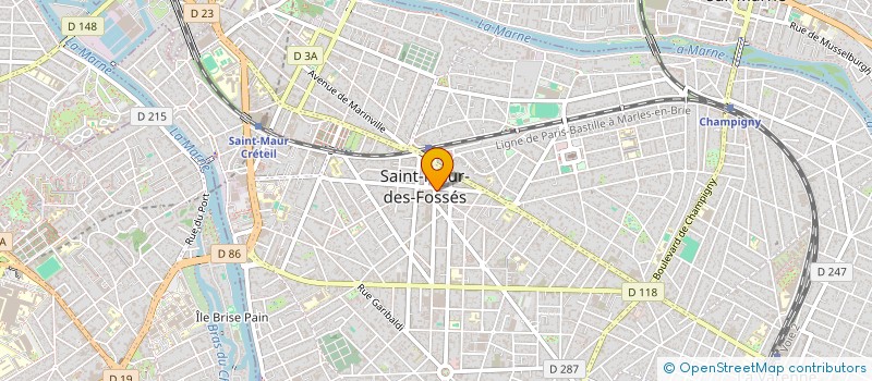 localisation de l'entreprise LE DIAMANT à SAINT-MAUR-DES-FOSSES