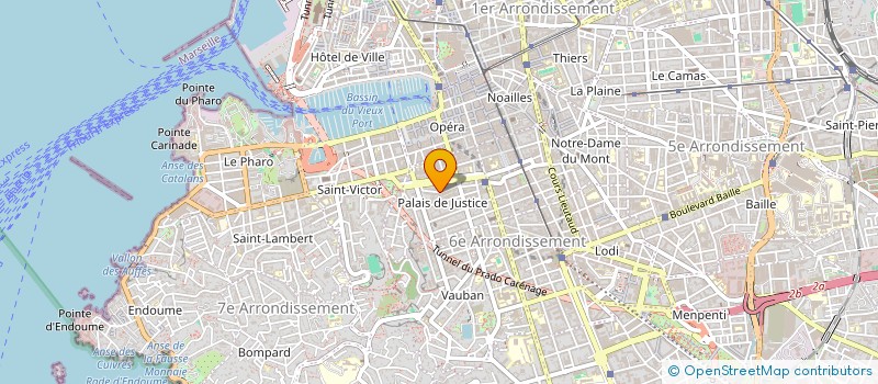 localisation de l'entreprise LE DIAMANT à MARSEILLE