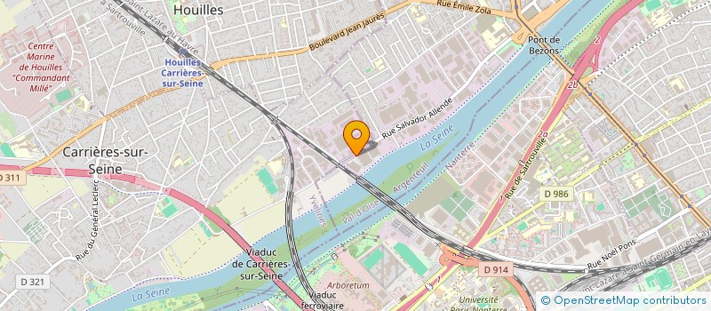 localisation de l'entreprise LE DIAMANT à BEZONS