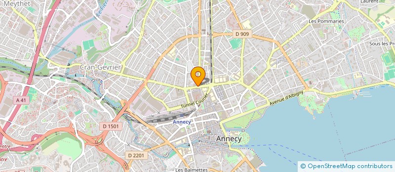 localisation de l'entreprise LE DIAMANT à ANNECY