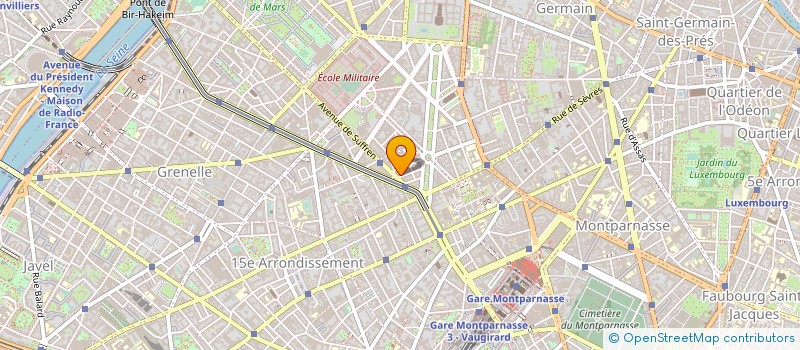 localisation de l'entreprise LE DIAMANT BLEU  PARIS