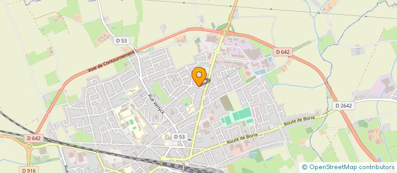 localisation de l'entreprise LE DIAMANT BLEU  MORBECQUE