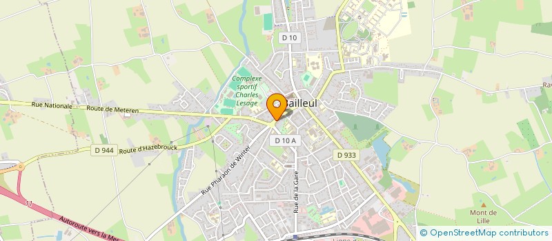 localisation de l'entreprise LE DIAMANT CARRE à BAILLEUL
