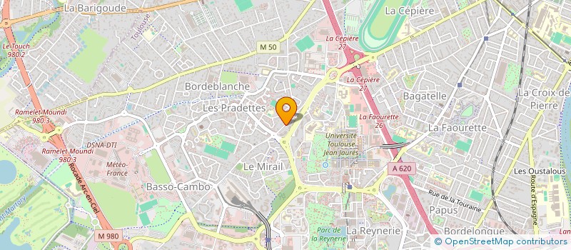 localisation de l'entreprise LE DIAMANT DE L'ORIENT à TOULOUSE