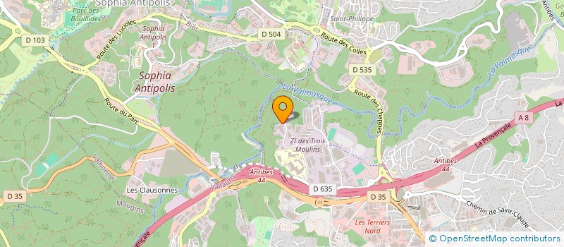 localisation de l'entreprise LE DIAMANT DU TERROIR à ANTIBES