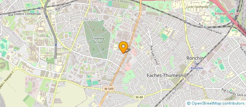 localisation de l'entreprise LE DIAMANT NOIR à LILLE