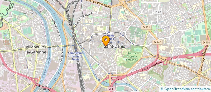 localisation de l'entreprise LE DIAMANT NOIR COIFFURE à SAINT-DENIS
