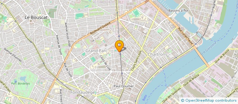 localisation de l'entreprise LE DIAMANT ROSE.7 à BORDEAUX