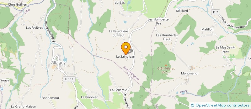 localisation de l'entreprise LE DIAMANT ROUGE  SAINT-FORGEUX