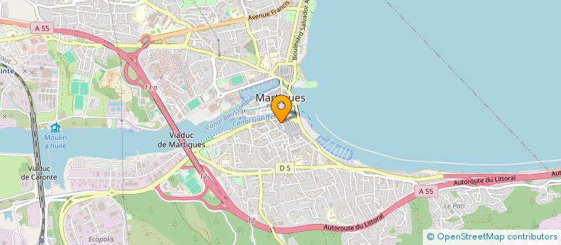 localisation de l'entreprise LE DIAMANT VERT à MARTIGUES
