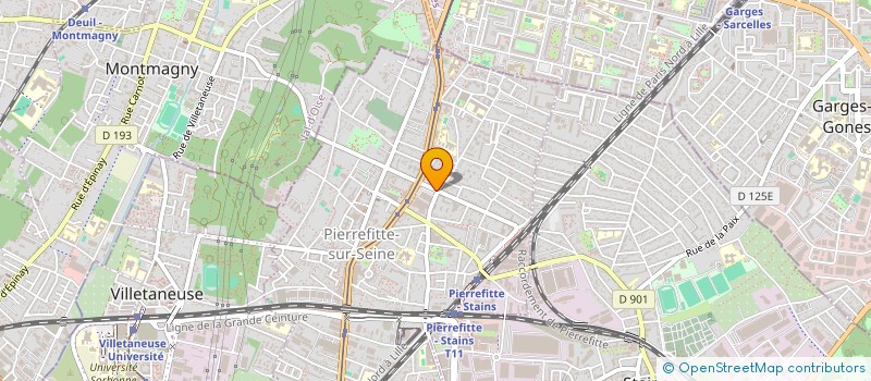 localisation de l'entreprise LE DIAMOND à PIERREFITTE-SUR-SEINE